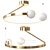 Modern LED Ceiling Chandelier 3D model small image 1