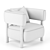 Modern Lounge Chair 3D Model 3D model small image 4