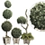 Outdoor Foliage Collection 3D Model 3D model small image 1