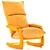 Realistic Brick Chair V-Ray Optimized 3D model small image 2
