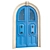 Classic Tempera 3D Door Model 3D model small image 5