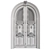 Classic Tempera 3D Door Model 3D model small image 7