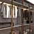 Contemporary Home Wardrobe Furniture Set 3D model small image 4