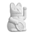 Title: Japanese Lucky Cat Figurine 3D model small image 3