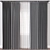 Modern Curtain Design 3D Model 3D model small image 1