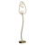  Waterlily 2-Light Gold Torchiere 3D model small image 2