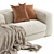 Uniqwa Mukuru Natural Sofa 3D model small image 2