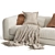 Uniqwa Mukuru Natural Sofa 3D model small image 5