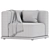 Sleek Modern Armchair Collection by Karimoku 3D model small image 4