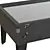 Vintage Collector Black Coffee Table 3D model small image 2