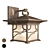 Kichler Morris Outdoor Wall Lantern 3D model small image 1