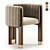Modern Crawford Armchair Design 3D model small image 1