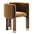 Modern Crawford Armchair Design 3D model small image 2
