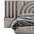 Mirella 2015 Luxury Bed Dimensions 3D model small image 4