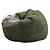 Contemporary Bean Bag Chair 3D model small image 5