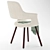 Modern Fabric Clive Chair 3D model small image 5