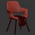 Modern Fabric Clive Chair 3D model small image 7