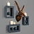 Rabbit Head Wall Decor 3D model small image 2