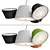 Modern Multi-Light Pendant Marset 3D model small image 1