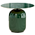 Green Coffee Table Dark Email and Steel 3D model small image 1