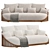 Modern Minimalist Cask Sofa 3D model small image 1