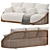 Modern Minimalist Cask Sofa 3D model small image 2