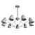 Glamourous Favourite Humpen Pendant Chandelier 3D model small image 2