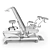Zerts Gynecological Chair - высокое качество 3D model small image 4