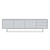 Walnut Midcentury Modern Sideboard 3D model small image 2