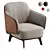 Modern Kaori Armchair Set Design 3D model small image 1