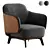 Modern Kaori Armchair Set Design 3D model small image 2
