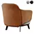 Modern Kaori Armchair Set Design 3D model small image 5