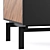 Sleek Bedside Table Duo 3D model small image 4