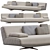 Modern Poliform Sydney Option Furniture 3D model small image 1