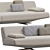 Modern Poliform Sydney Option Furniture 3D model small image 2