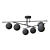 Vintage Light Fixture NOSTALGIA 6 3D model small image 2