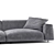 Elegant Arflex Tokyo Soft Sofa 3D model small image 6