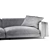 Elegant Arflex Tokyo Soft Sofa 3D model small image 7