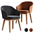 Wayne Arm Dining Chair, West Elm 3D model small image 5