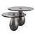 Mura Black Marble Coffee Table 3D model small image 1