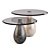 Mura Black Marble Coffee Table 3D model small image 2