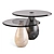 Mura Black Marble Coffee Table 3D model small image 3