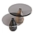 Mura Black Marble Coffee Table 3D model small image 4
