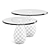 Mura Black Marble Coffee Table 3D model small image 5