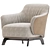 Stylish Poliform Kaori Armchair Collection 3D model small image 2