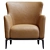 Elegant Relax Chair by Poliform 3D model small image 6