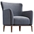 Elegant Relax Chair by Poliform 3D model small image 7