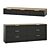 Ensson Furniture Collection in Velour( Santiago) & Graphite 3D model small image 2