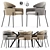 Versatile Armrest Coffee Table Solution 3D model small image 1
