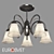  ОМ Eurosvet Dana Ceiling Chandelier 3D model small image 1